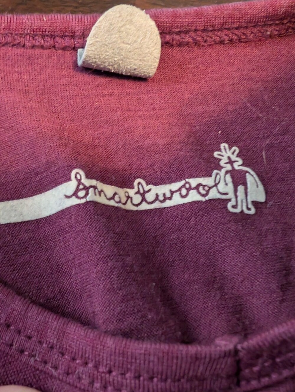 Smartwool Women's Long Sleeve Crew Neck Top - Maroon - Picture 5 of 7